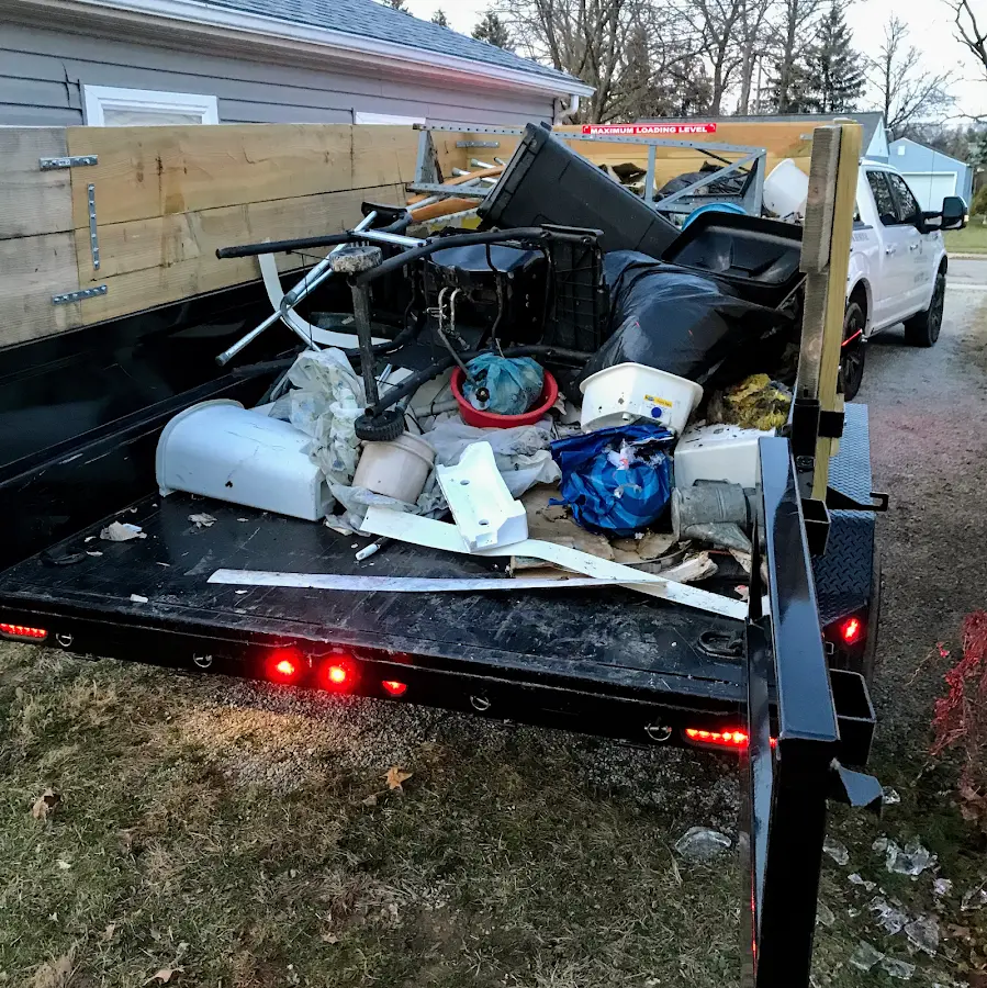 Roll-off dumpster delivered to a residential driveway in Straban